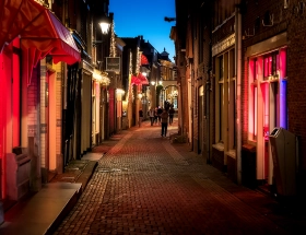 Dzielnica czerwonych latarni Alkmaar